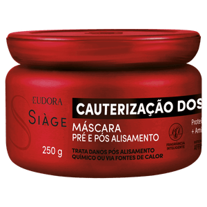 Máscara de Tratamento Eudora Siàge Cauterização dos Lisos Pote 250g