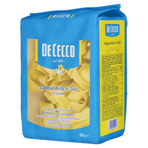 Macarrão de Sêmola de Trigo Grano Duro Pappardelle 201 De Cecco Pacote 500g