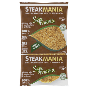 Steak Vegetal Congelado Soja Mania Pacote 110g