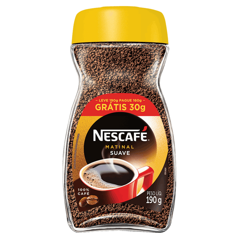 Cafe-Soluvel-Granulado-Suave-Nescafe-Matinal-Vidro-Leve-190g-Pague-160g