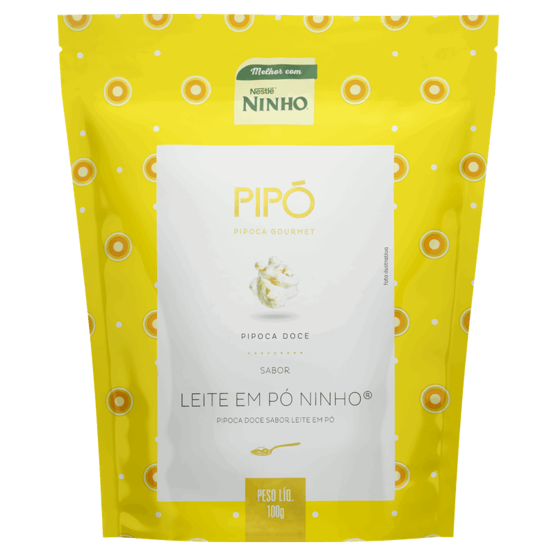 Pipoca-Pronta-Doce-Leite-em-Po-Ninho-Pipo-Gourmet-Sache-100g