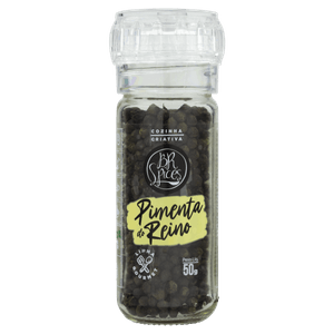 Pimenta-do-Reino com Moedor BR Spices Gourmet Vidro 50g