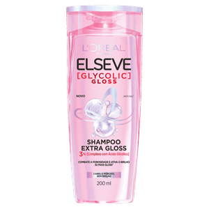 Shampoo L'oréal Paris Elseve Glycolic Gloss Frasco 200ml