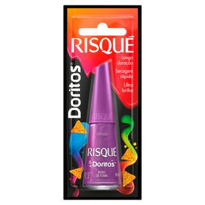 Esmalte Cremoso Roxo de Fome Risqué & Doritos Blister 8ml