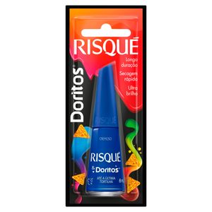 Esmalte Cremoso Até a Última Tortilha Risqué & Doritos Blister 8ml