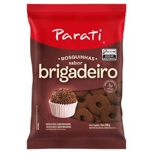 Biscoito Rosquinha Brigadeiro Parati Pacote 250g