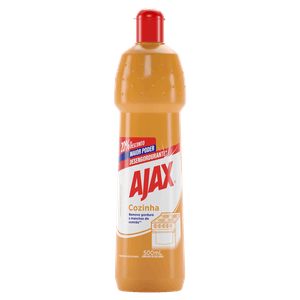 Limpador Desengordurante Cozinha Ajax Squeeze 500ml Grátis 20% de Desconto