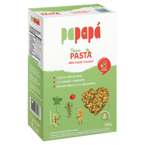 Macarrão Tricolori Mini Fusilli Papapá PapaPasta Caixa 200g