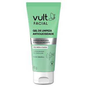 Gel de Limpeza Antioleosidade Vult Facial Bisnaga 85g