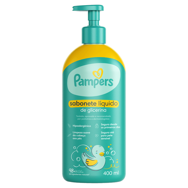 Sabonete-Infantil-Liquido-de-Glicerina-da-Cabeca-aos-Pes-Pampers-Frasco-400ml