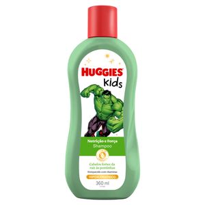 Shampoo Hulk Huggies Kids Nutrição e Força Frasco 360ml