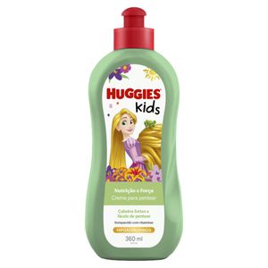 Creme para Pentear Enrolados Huggies Kids Nutrição e Força Frasco 360ml