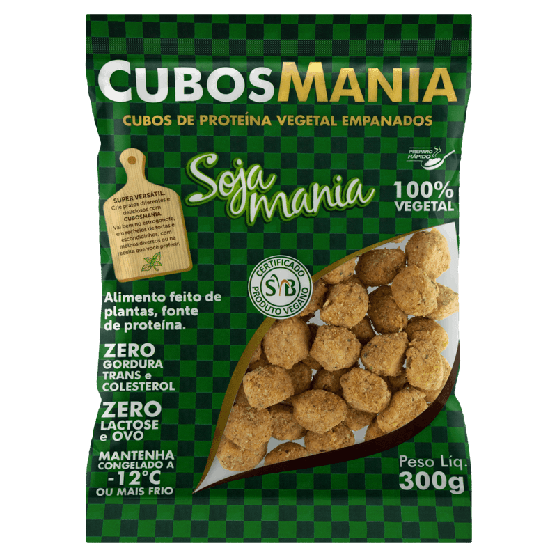 Empanado-Vegetal-Congelado-em-Cubos-Soja-Mania-Pacote-300g