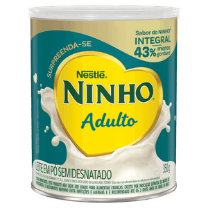 Leite Pó Semidesnatado Ninho Adulto Lata 350g