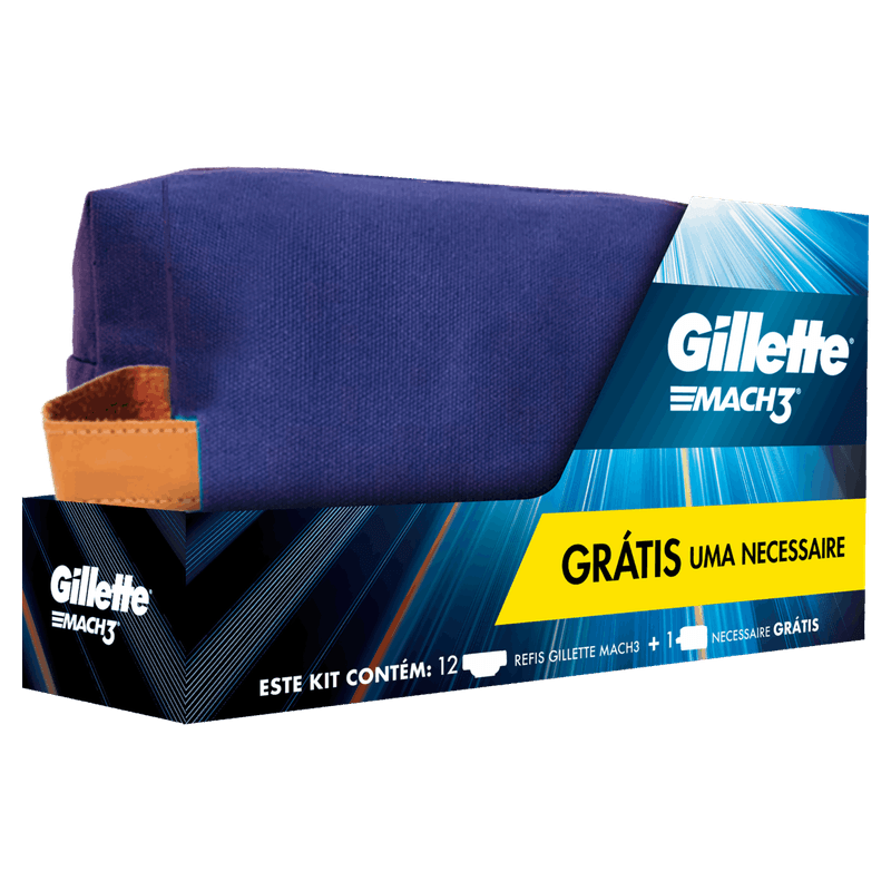 Kit-12-Cargas-de-Aparelho-para-Barbear-Gillette-Mach3-Gratis-Necessaire