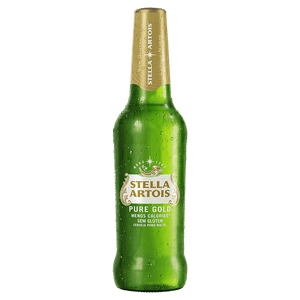 Cerveja Puro Malte Pure Gold Stella Artois Garrafa 330ml