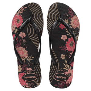 Chinelo Preto/Preto/Preto Slim Organic Havaianas n° 37/38