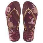 Chinelo-Terra-Roxa-Slim-Organic-Havaianas-n°-37-38