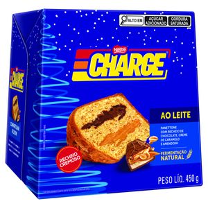 Panettone Recheio Chocolate ao Leite e Charge Nestlé Caixa 450g