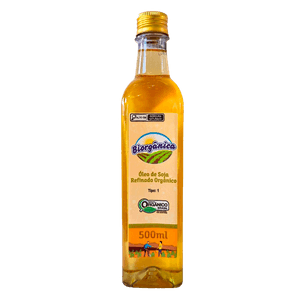 Óleo de Soja Orgânico Biorgânica Frasco 500ml