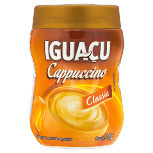 Cappuccino Solúvel Classic Iguaçu Pote 200g