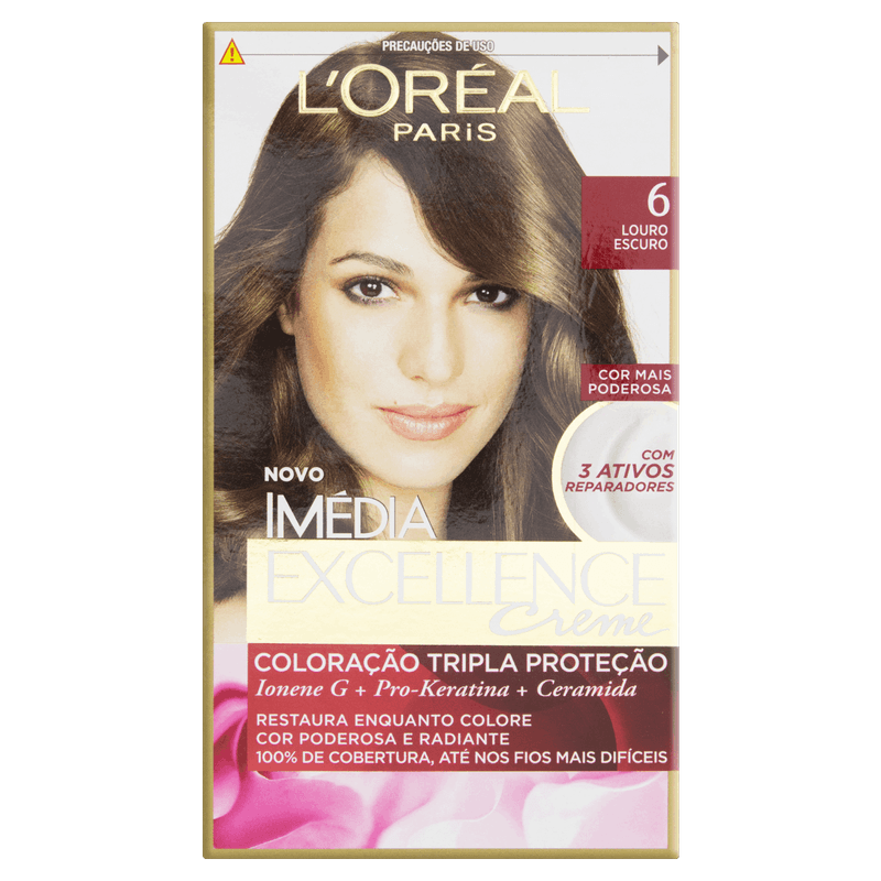 Kit-Coloracao-Creme-6-Louro-Escuro-L-oreal-Paris-Imedia-Excellence