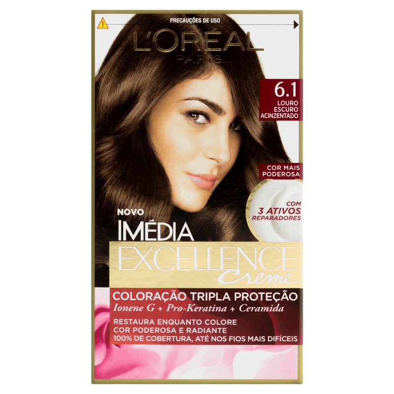 Kit-Coloracao-Creme-6-1-Louro-Escuro-Acinzentado-L-oreal-Paris-Imedia-Excellence