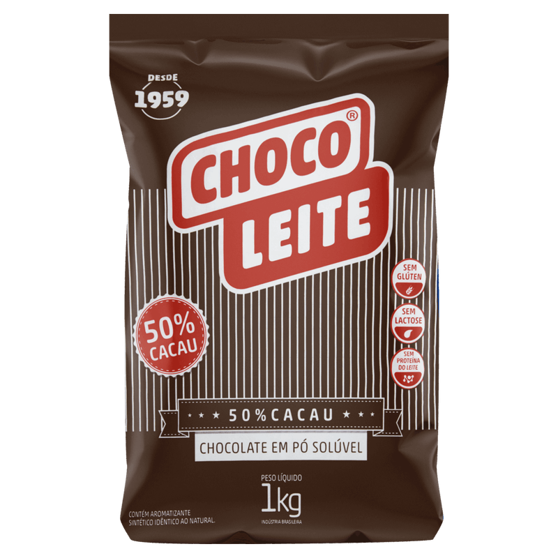 Chocolate-Po-50--Cacau-Zero-Lactose-Choco-Leite-Pacote-1kg