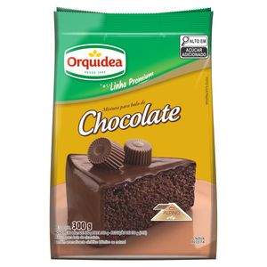 Mistura para Bolo Chocolate Orquídea Premium Pacote 300g