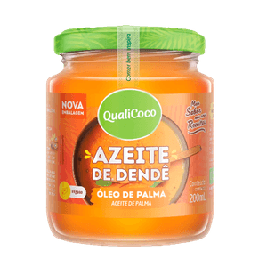 Azeite de Dendê Qualicoco Vidro 200 gramas