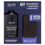 Kit-Shampoo-para-Barba-e-Cabelo-Old-School-Whisky-Black-Collection-220ml---Carteira-Slim-QOD-Barber-Shop