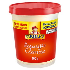 Requeijão Cremoso Tirolez Pote 400g Embalagem Econômica Leve Mais Pague Menos