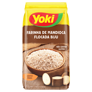 Farinha de Mandioca Tipo Único Flocada Yoki Pacote 500g