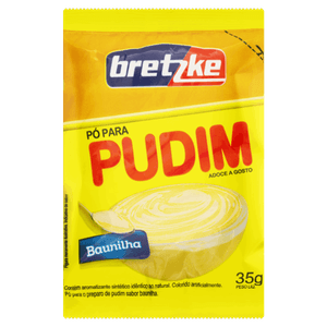 Pó para Pudim Baunilha Bretzke Pacote 35g