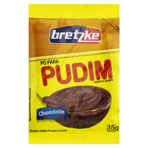 Pó para Pudim Chocolate Bretzke Pacote 35g