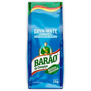 Erva Mate Barão Moida Grossa Pacote 1kg