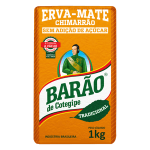 Erva Mate Barão Tradicional Pacote 1kg