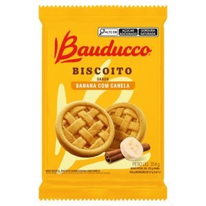 Biscoito Banana com Canela Bauducco Pacote 354g