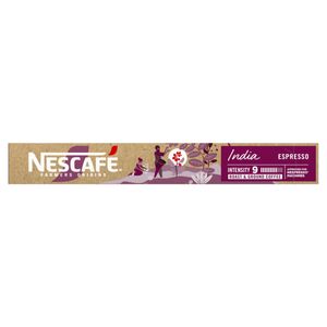 Café em Cápsula Torrado e Moído Espresso Índia Nescafé Farmers Origins Caixa 44g 10 Unidades