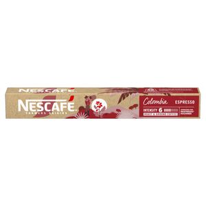 Café em Cápsula Torrado e Moído Espresso Colômbia Nescafé Farmers Origins Caixa 44g 10 Unidades