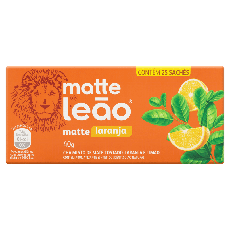 Cha-Mate-Laranja-Matte-Leao-Caixa-40g-25-Unidades