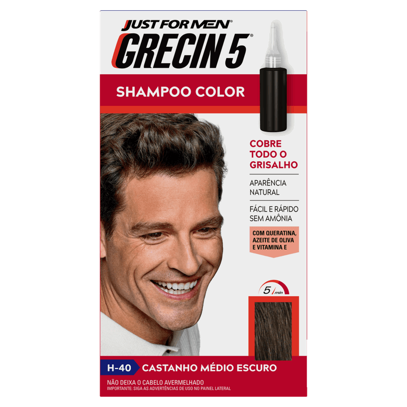Shampoo-Color-H-40-Castanho-Medio-Escuro-Grecin-5-Caixa-60ml