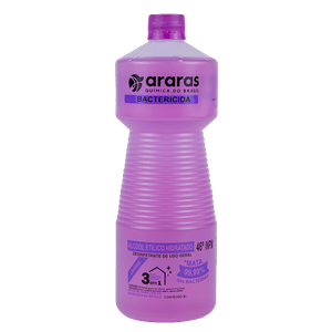 Álcool Araras Bactericida Lavanda 46º INPM Frasco 1 litro