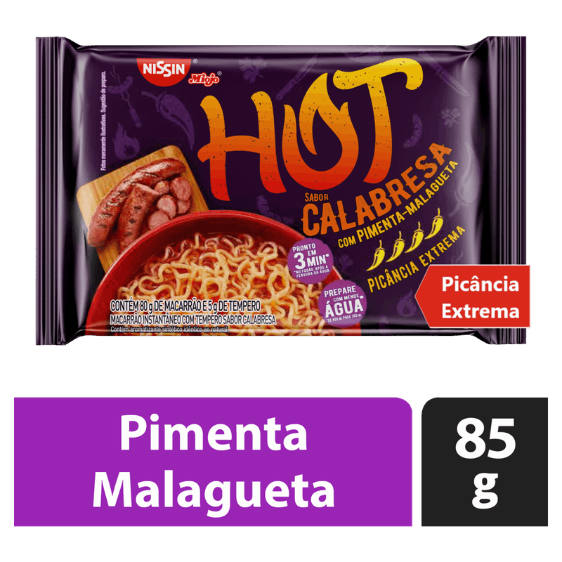 Macarrao-Instantaneo-Lamen-Calabresa-Nissin-Miojo-Hot-Pacote-85g