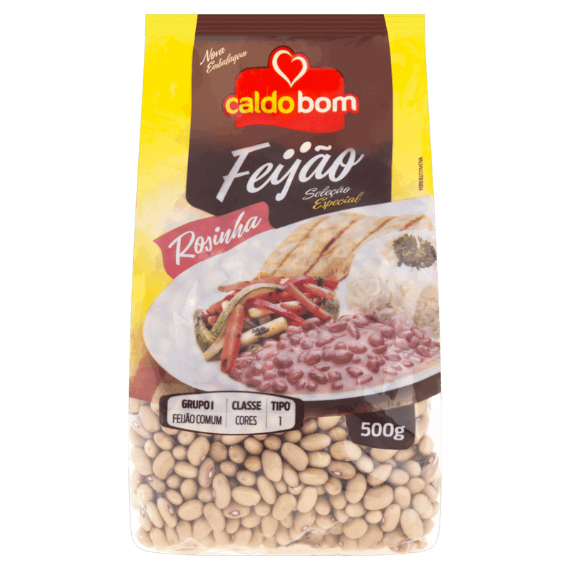 Feijao-Rosinha-Tipo-1-Caldo-Bom-Selecao-Especial-Pacote-500g