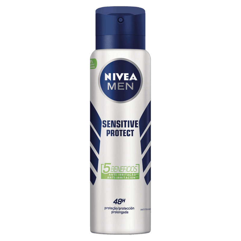 Antitranspirante-Aerossol-Sensitive-Protect-Nivea-Men-150ml