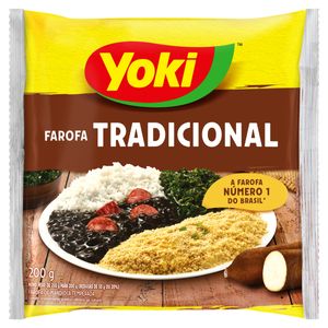 Farofa de Mandioca Tradicional Yoki Pacote 200g