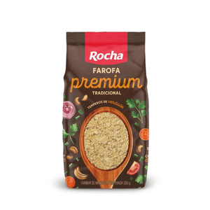 Farofa Mandioca Rocha Premium Pacote 300gr