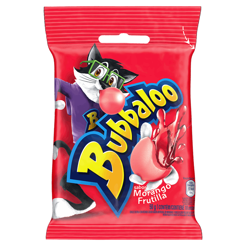 Chiclete-Morango-Bubbaloo-Pacote-50g-10-Unidades