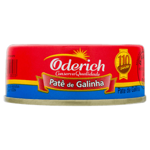 Patê de Galinha Oderich Lata 100g